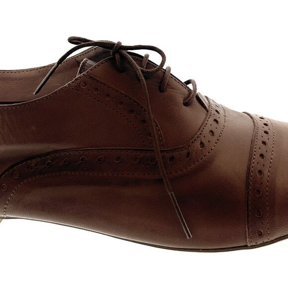 Damaged/Store Return Bailarinas Mens Brown Loafers - Picture 6 of 8